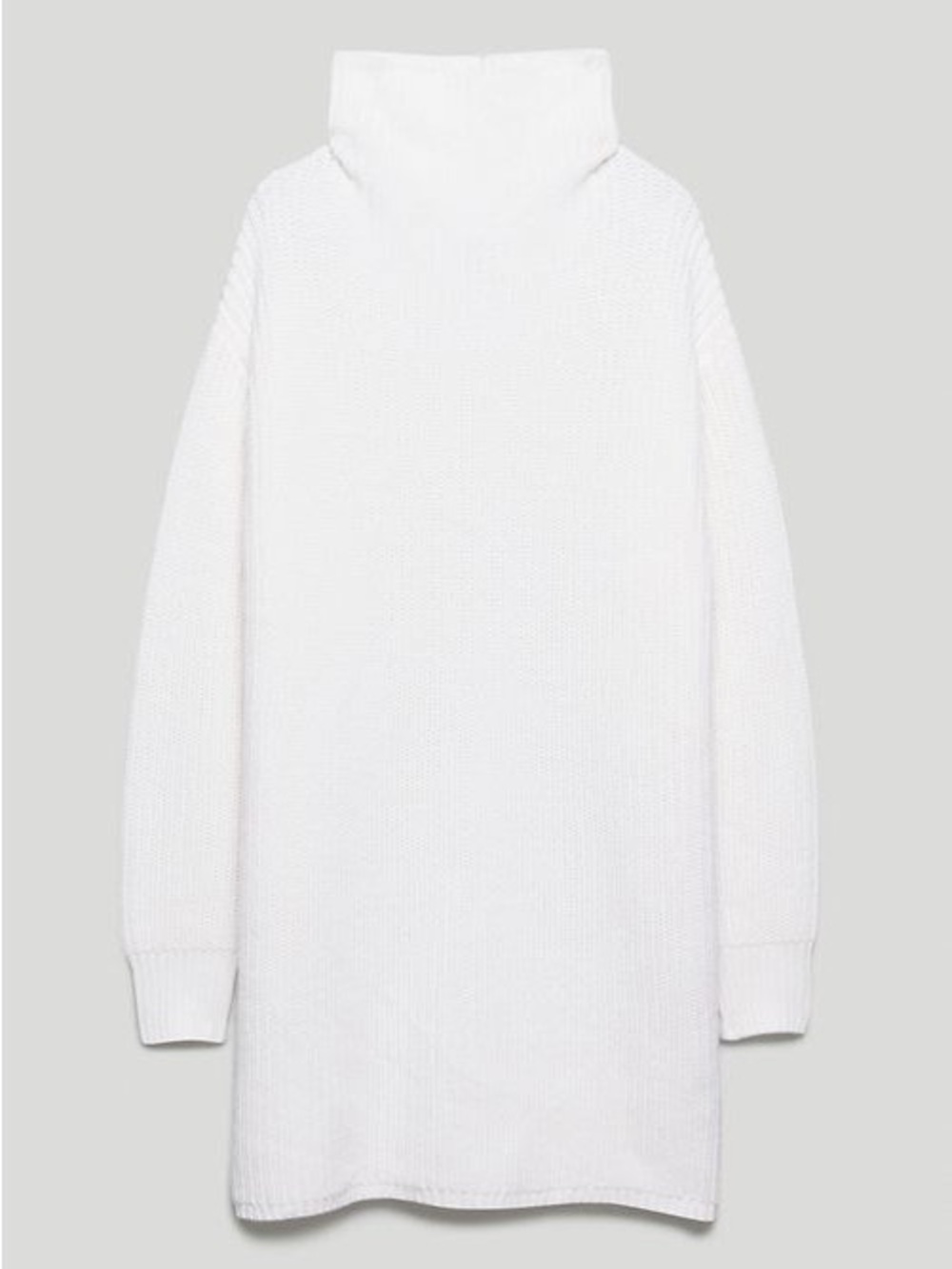Wilfred Montpellier Dress Off-White Chunky Cable Knit Turtleneck
